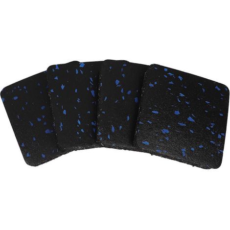 Tapis anti-vibrations pour tapis de course, coussinets en caoutchouc pour salle de sport à domicile (lot de 4) (1/5)