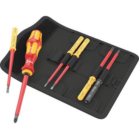 Wera Kraftform Kompakt VDE 7 Universal 2 Elektriker Wechselklingen-Set