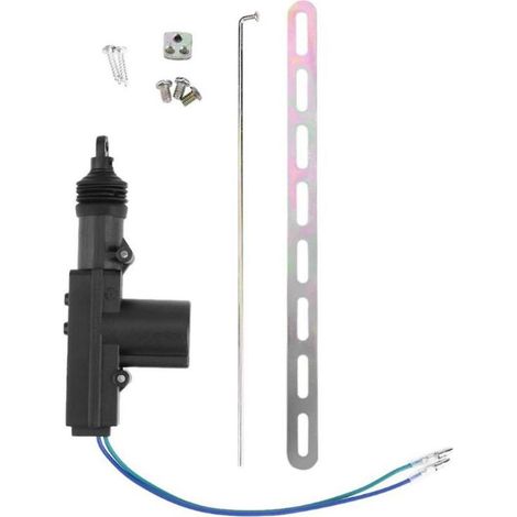 Verrou électrique universel pour porte de voiture 12V moteur (1/5)
