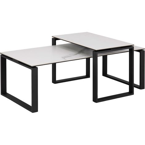 Kamma  Couchtisch Set weiß.
