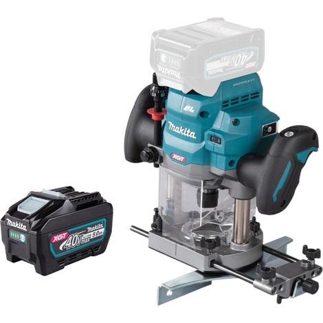 Makita RP 001 GT1 Fresatrice a batteria 40 V max. 12 mm brushless + 1x batteria 5,0 Ah - senza caricabatterie (1/5)