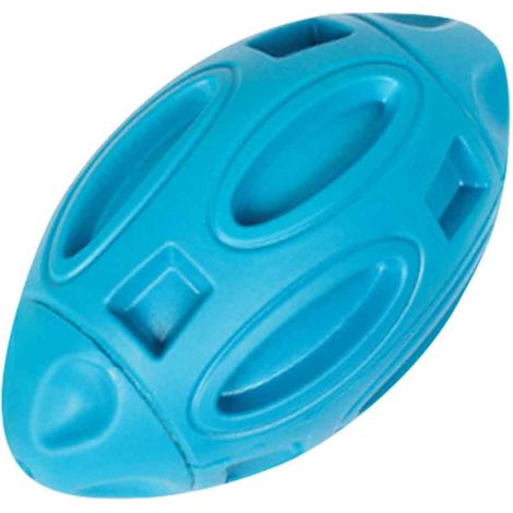 Jouet pour chien couineur, balle à mâcher en caoutchouc pour gros chiens, jouet pour animaux de compagnie presque indestructible et durable (1/5)