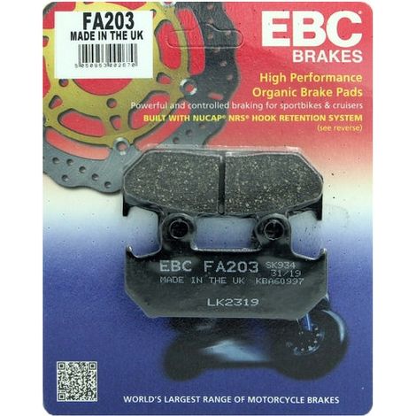 Pastillas de freno EBC FA203 (1/2)