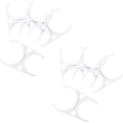 Clip in plastica bianca per fissare saldamente il filtro dell'acqua - Confezione da 10 accessori per purificatore - Clip robuste per una facile installazione (1/5)