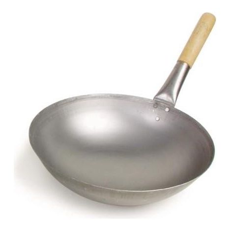 Wok Leung TIM en acier au carbone 30 cm