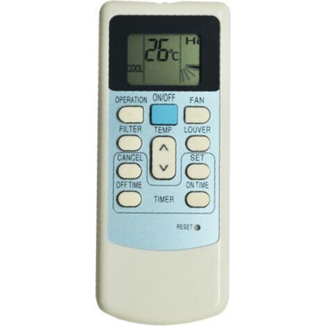 Applicable à la télécommande du climatiseur Hitachi LH6 (1/4)