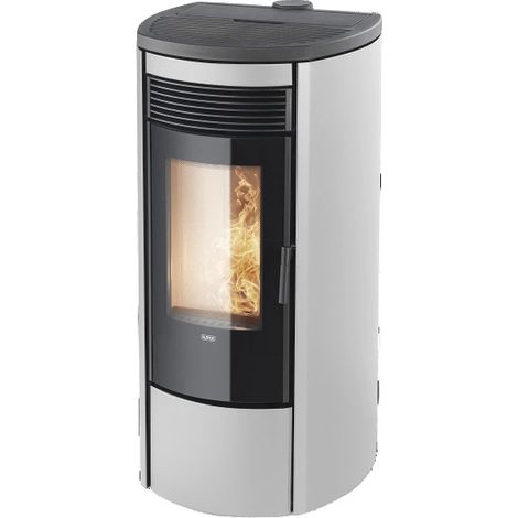 Stufa a pellet canalizzata Klover Omega 120S da 12.5 kw avorio (1/3)