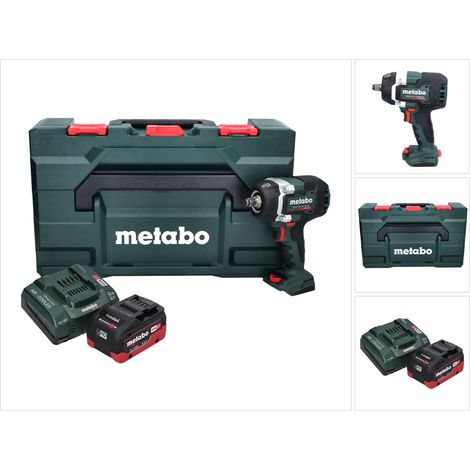 Atornillador de impacto a batería Metabo SSW 18 LTX 800 BL 18 V 800 Nm 1/2" sin escobillas + 1 batería de 5,5 Ah + cargador + metaBOX (1/5)