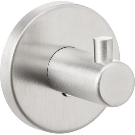 Tiger Boston Gancio Piccolo, Acciaio Inox Spazzolato, 3,5 x 3,5 x 2,9 cm (1/4)