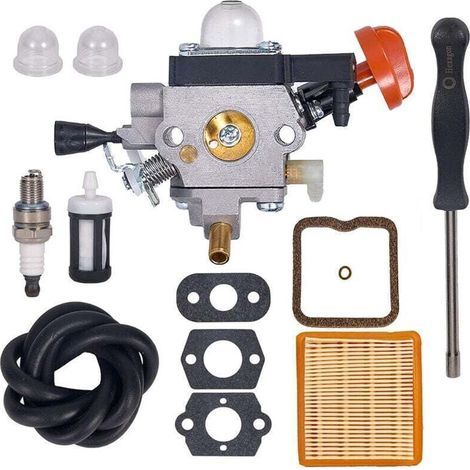 Carburateur pour Stihl FS131 FS131R FS311 KM131 HT131 HT132 HT133 HT134 HT135, remplace 4180-120-0617 Kit de réglage avec 4180 1417 0300 Kit de filtre à air (1/3)