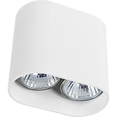 Strahler Weiß Aluminium 2-flmg (1/2)