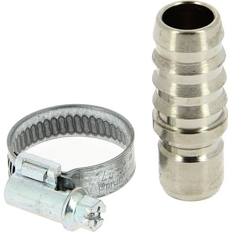 Embout automatique douille annelée pour tuyau Ø15