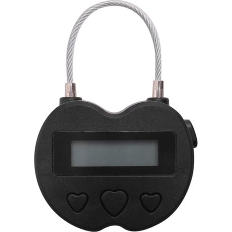 Cadenas électronique de voyage avec minuterie intelligente, affichage LCD et rechargeable par USB. (1/5)