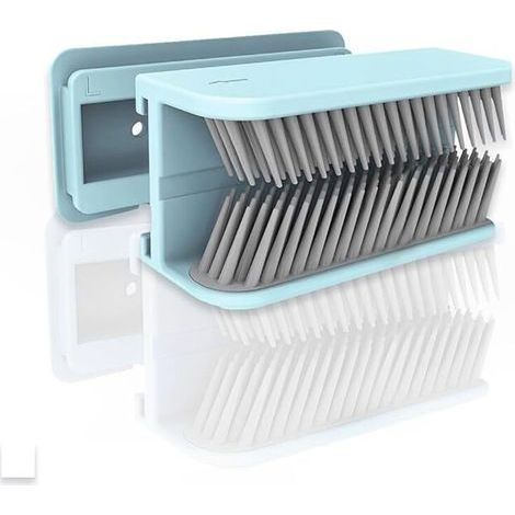 Attrape Cheveux Douche en Silicone - Filtre Mural Auto-Adhésif pour Baignoire - Accessoire de Salle de Bain (1/4)