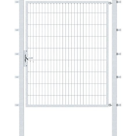 ALBERTS Einzeltor Flexo, feuerverzinkt, lichte BxH1500x1800, PF80x80/2500mm (1/3)