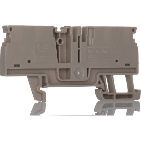 Bloc de jonction rail DIN Weidmuller A, 2.5mm², Enfichable, Beige ( Prix pour 1 )