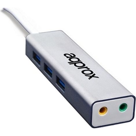 approx APPPCIE51 Tarj. Sonido USB 5.1+3X HUB 3.0 (1/5)