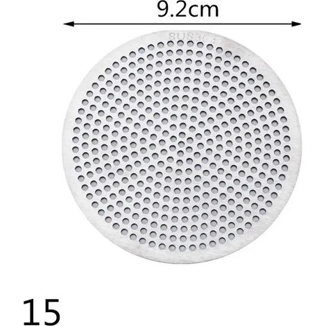 (15-9.2cm)1Pc Round 304 Stainless Steel Sink Strainer Drains Cover Hair Filter Kitchen Bathroom Balcony Toilet Sewer Isolation Net (1/4)
