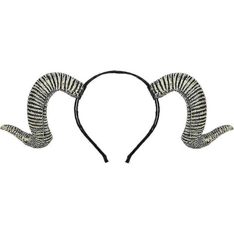 Bandeau vintage en PU, accessoire de coiffure gothique punk avec cornes, idéal pour Halloween, bal ou soirée dansante. (1/3)