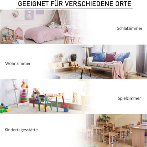 Étagère d'angle pour enfants avec 3 bacs de rangement, meuble à jouets chambre enfant, pour 3-12 ans, gris, 57,4 x 57,4 x 94 cm (1/5)