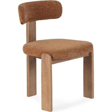 Pack de 2 sillas md-Nikola tapizado textil teja, 78cm(alto) 55.5cm(ancho) 54.5cm(largo) (1/5)