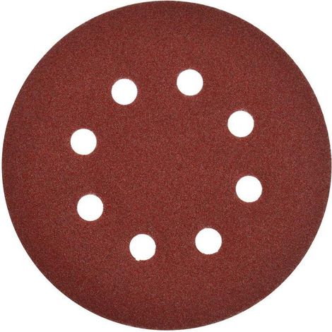Geko Carta abrasiva P80 125 mm confezione da 50 pezzi