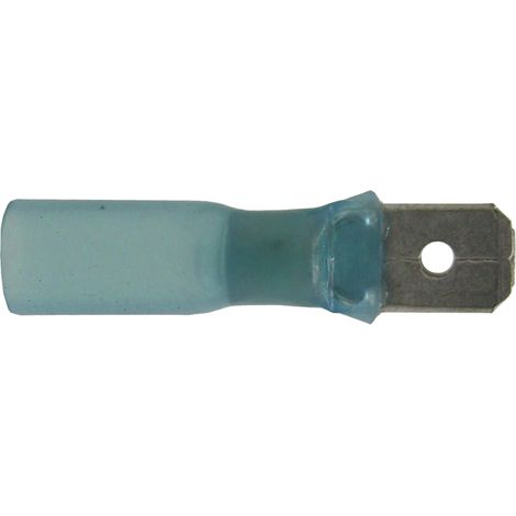 Connettore a crimpare piatto per cavo, 6,3 mm (1,5-2,5 mm²), 25 pezzi (1/2)