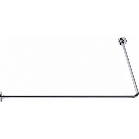 Eckstange 700x1700 mm mit 2 Endstücken (1/3)