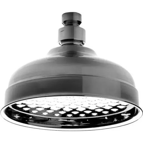 Soffione doccia tondo in ottone cromato effetto getto pioggia 1/2" - 1 getto - ø200 mm REMER