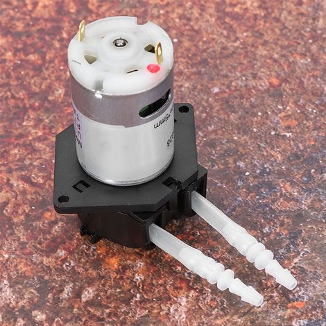 Pompe doseuse 12V 35 à tube péristaltique DIY pour analyse chimique en laboratoire d'aquarium (noir) (1/5)