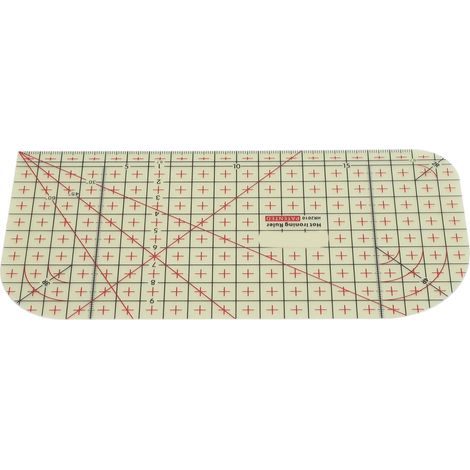 Règle à ourlet chauffante professionnelle résistante à la chaleur, flexible et antidérapante pour la couture et le quilting HR2010 (1/5)