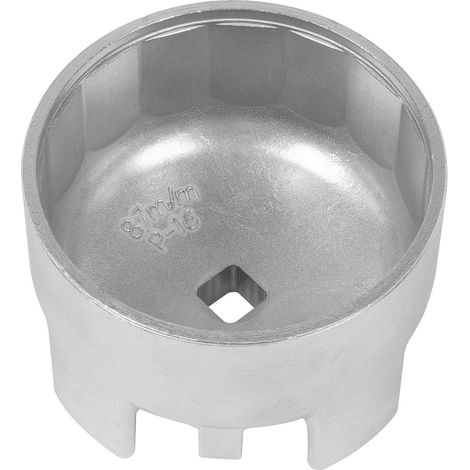 Sealey Oil Filter Cap Wrench for Volvo 87mm x 16 Flutes VS7114