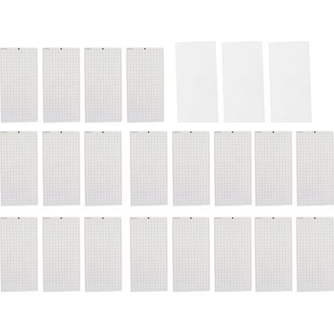 Feuilles de pochoir en Polyester vierges et flexibles, tapis de découpe Transparent pour l'artisanat, 20 pièces, 3 pièces (1/5)