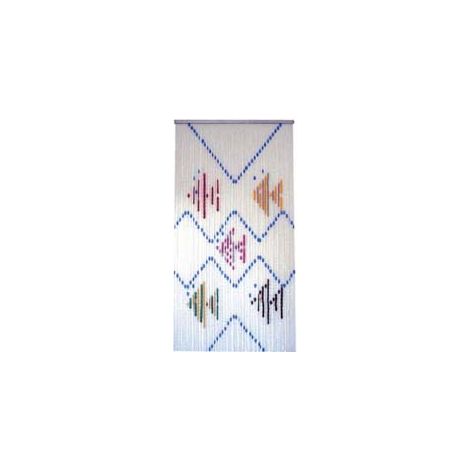 TENDA ANTI MOSCHE A PIASTRINA PESCI  44 strisce per 63 piastrine  cm.120x230h.    VETTE