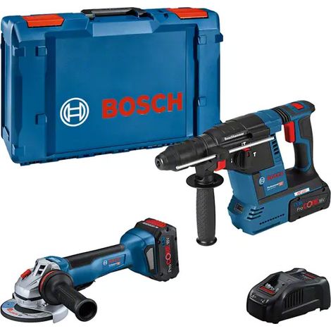 COMBO KIT 2 OUTILS 18V : GWS 18V-10 P+ GBH 18V-26+ ProCORE18V 2x5,5Ah + GAL 1880