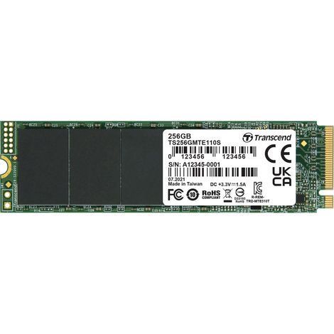 Transcend 110S M.2 256 GB PCI Express 3.0 3D NAND NVMe (1/3)