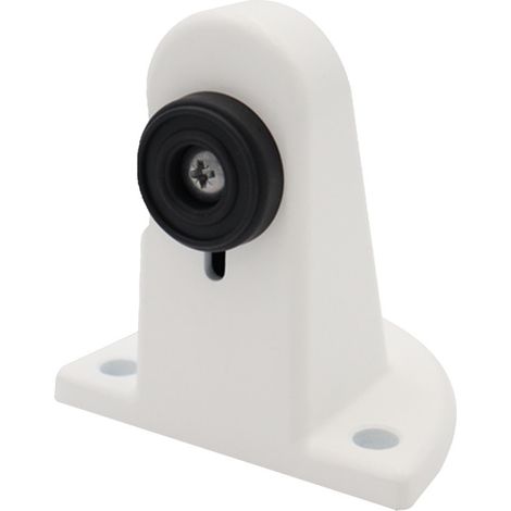 Store Menuiserie – Butée de portail coulissant en aluminium – Hauteur 120 mm – 3 points de perçage pour fixation béton – Compatible tous modèles (1/3)