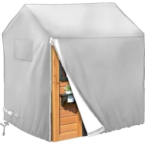 Housse de maison de jeu pour enfants - Oxford 210D - Imperméable - Résistante aux UV et au vent - Avec fermeture éclair et cordon de serrage - 110 x 120 x 140 cm (1/5)