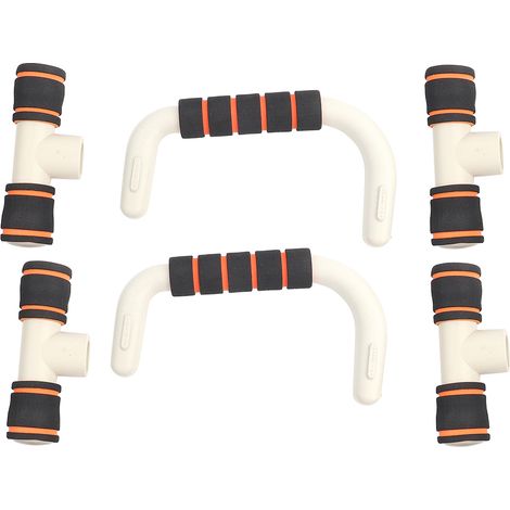 2 Pièces Supports de Pompes en Forme H Orange, Équipement de Fitness à Domicile, Accessoires de Sport d'Intérieur (1/5)
