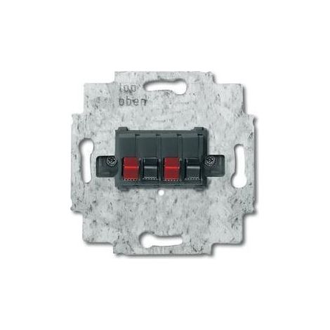 Busch-Jaeger 0248/05-101 Stereo-Lautsprecher-Anschlussdose Mit Steckklemmen (1/5)