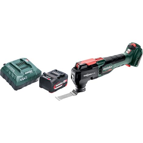 Metabo MT 18 LTX BL QSL Akku Multitool 18 V Brushless Starlock Plus + 1x Akku 4,0 Ah + Ladegerät (1/5)