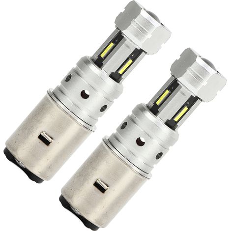 2 phares moto LED super lumineux ampoules de remplacement pour Suzuki jaune 3000K (1/5)