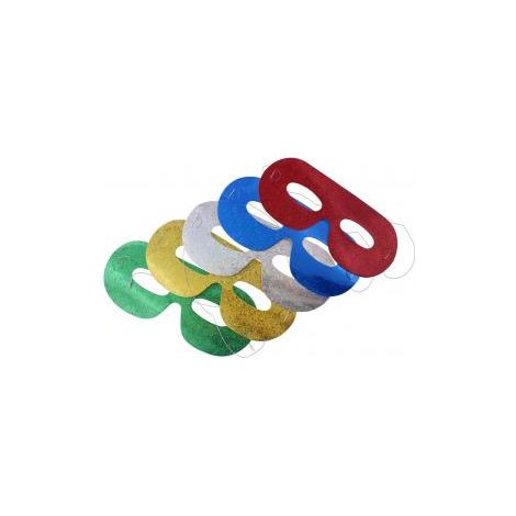 Conjunto de 5 máscaras holográficas PZ-MAH5