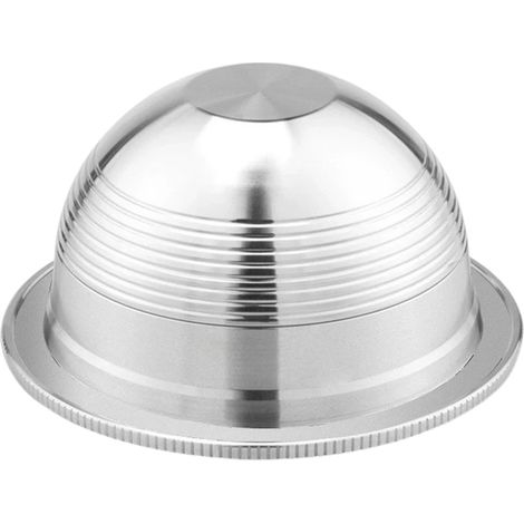 10 pièces Capsules café réutilisables en acier inoxydable, compatibles avec machines à café Nespresso Vertuo, pour mouture libre (1/5)