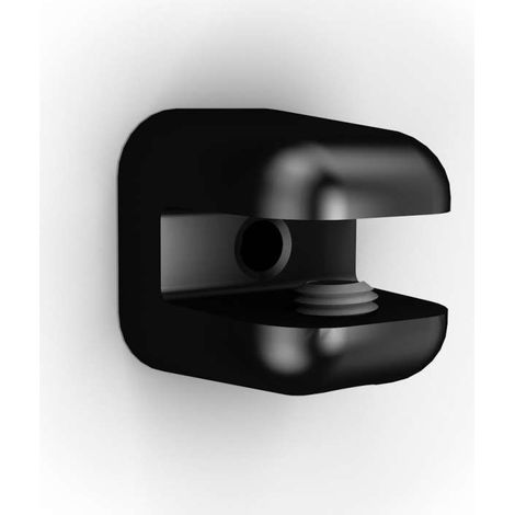 BOLIS - COPPIA REGGIPIANI IN PLASTICA NERO 2,7 CM (1/5)