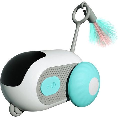 Voiture interactive pour chat - Voiture autonome pour chat et chien - Voiture télécommandée pour chat - Jouet automatique pour animaux - Jouet pour chat - Jouet rechargeable pour chatons - Jouets pour (1/5)