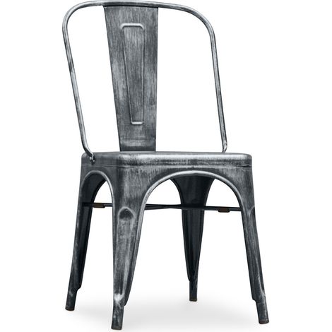 Stahl Esszimmerstuhl - Industriedesign - Neue Ausgabe - Stylix Industriale