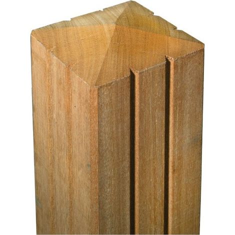 ADAMAS Bangkiraipfosten 9 x 9 x 190 cm, genutet