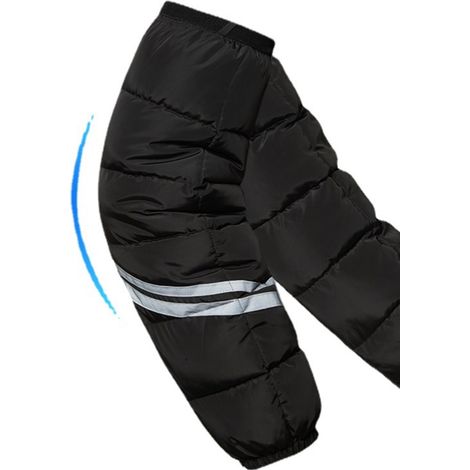 Cache-col cuissardes moto imperméables, renforcées et épaisses, protège-genoux couvre-jambes d'hiver chauds avec fermeture éclair (1/5)