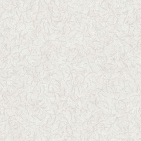 Papier peint feuillage crème effet métallique Tapisserie tendance nature Papier peint floral style végétal idéal pour chambre (1/4)